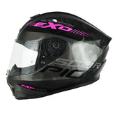 Casco Scorpion Exo-391 Ava Negro Rosado 1